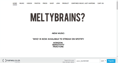 Desktop Screenshot of meltybrains.com