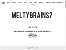 Tablet Screenshot of meltybrains.com